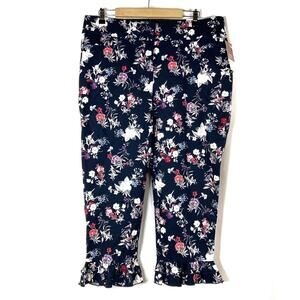 Lane Bryant | The Allie Collection Slim Ankle Floral Pants 16 NWT